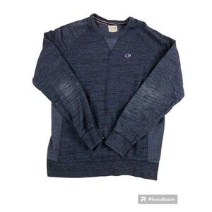 Vintage 1970s Champion Blue Medium  Crew Long Sleeve Sweatshirt